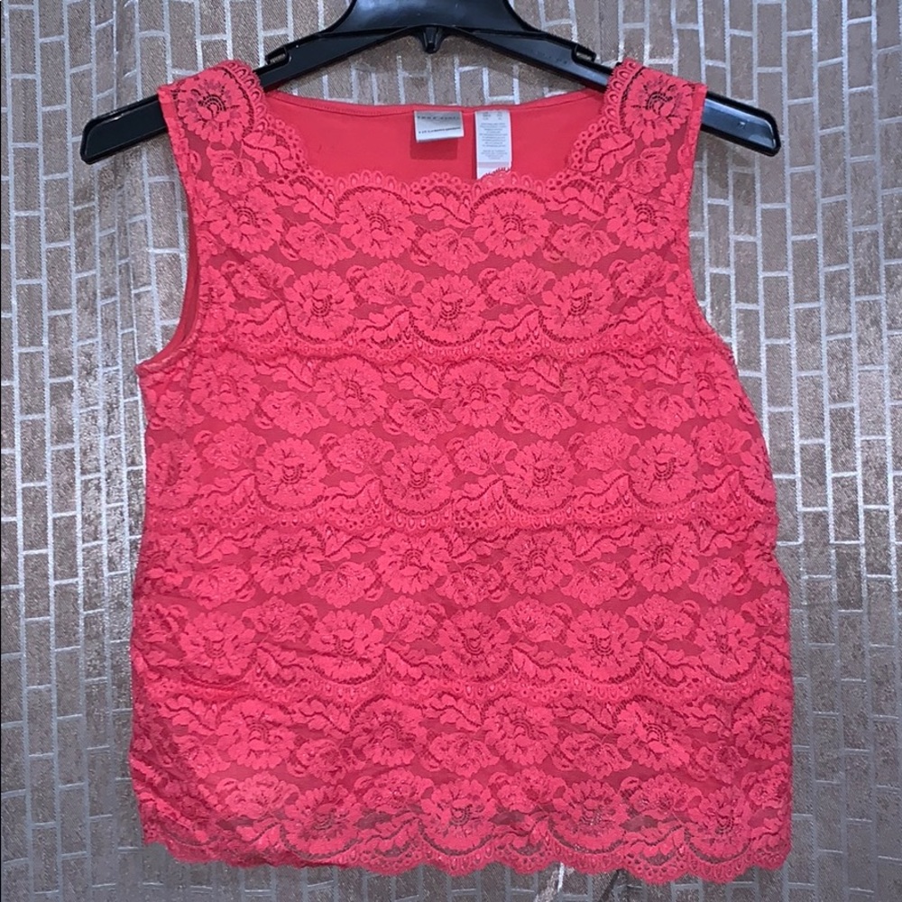 Emma James lace tank top
